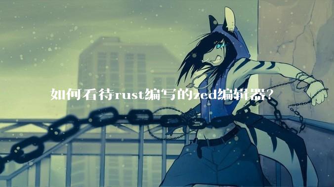 如何看待rust编写的zed编辑器？